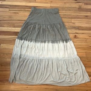 Michael Stars tie-drey grey maxi skirt NWT size small